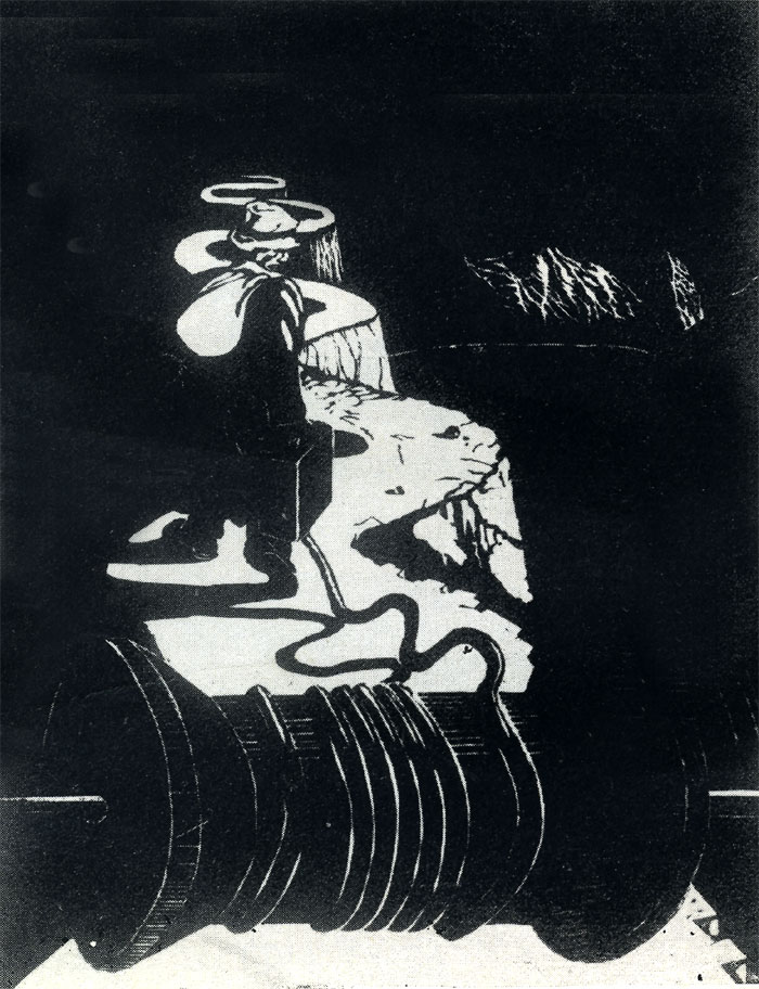 Tethered-Wandering_linocut.jpg (149664 bytes)